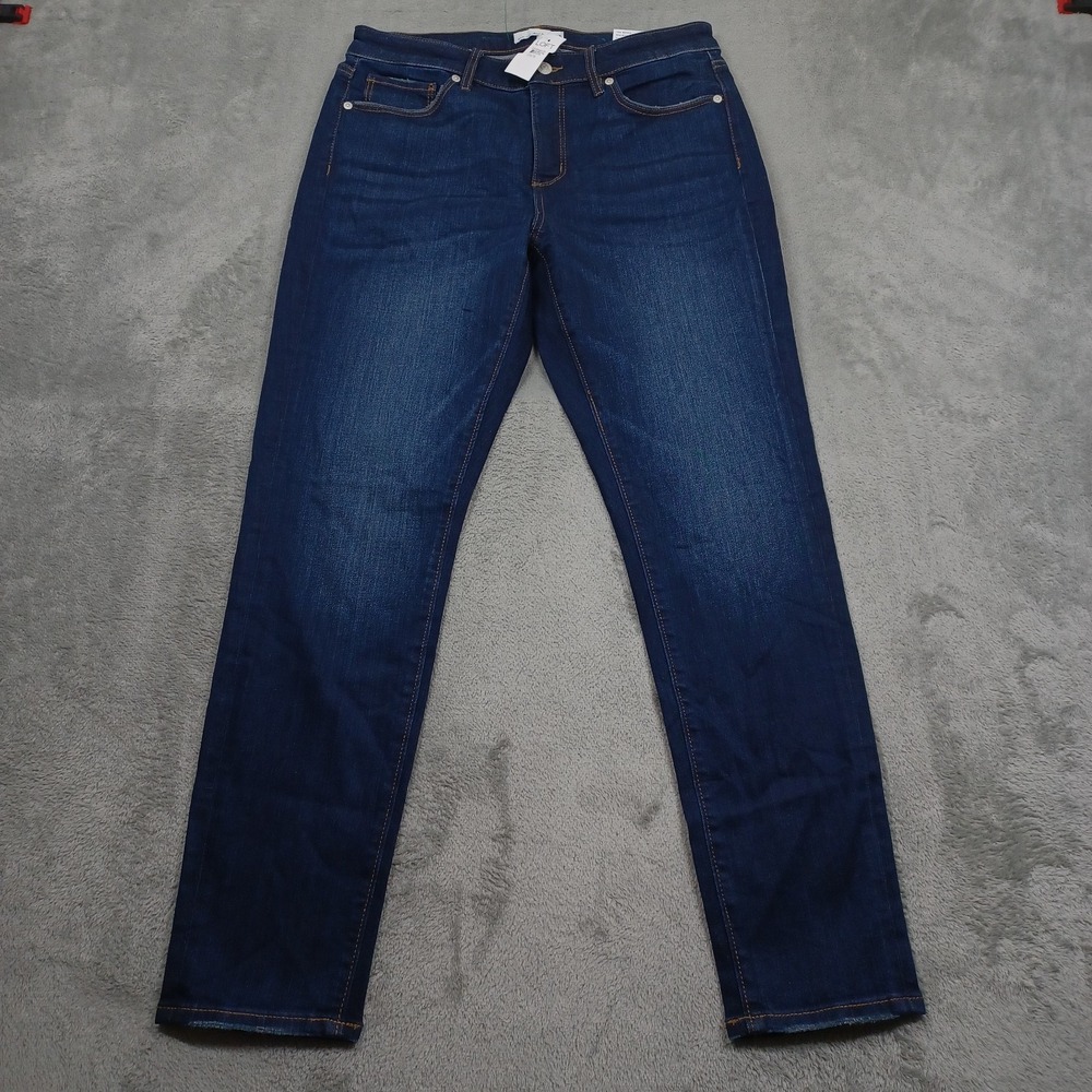 Loft Jeans Womens 29 Blue Denim Skinny‎ Mid Rise Curvy Fit NWT